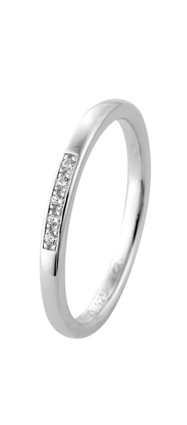 530123-Y514-001 | Memoirering Dillingen 530123 600 Platin, Brillant 0,050 ct H-SI∅ Stein 1,4 mm 100% Made in Germany   647.- EUR   