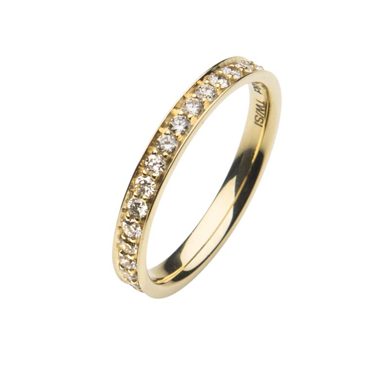 533689-5100-001 | Memoirering Dillingen 533689 585 Gelbgold, Brillant 0,460 ct H-SI100% Made in Germany   1.811.- EUR   